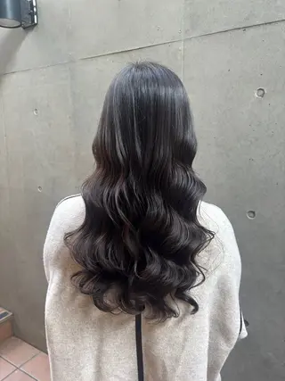 ロング パーマ 韓国風ヘア/パーマ ♡あゆのヘアスタイル