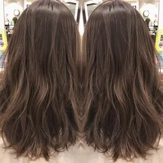 セミロング box mico. mutsumiのヘアスタイル