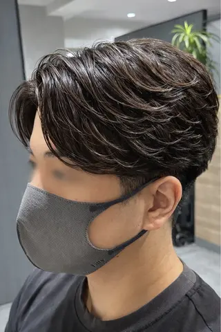 パーマ メンズ 野村 俊太のヘアスタイル