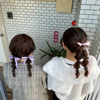 セミロング ヘアアレンジ 褒められヘアメイク /‎ボブ女子🐶みおのその他イメージ