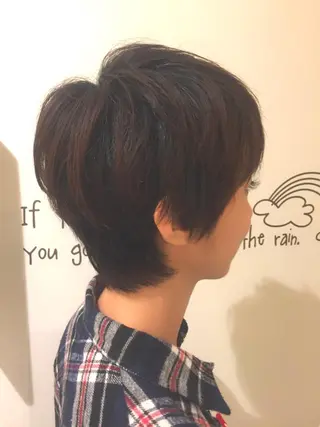 ショート mu-kicii 三鷹店所属・撮影モデル募集中☆ オグリヤスエのヘアスタイル