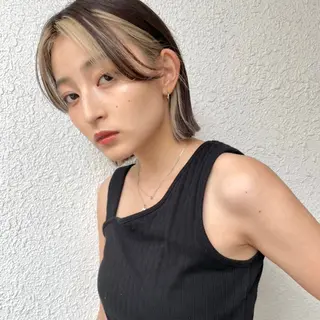 ミディアム カラー 原宿/似合わせ/髪質 改善/レイヤー/優希のヘアスタイル