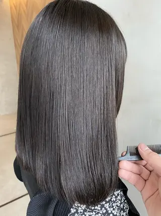 ミディアム カラー ヘアアレンジ ネイル マツエク・マツパ reverie【レヴリー】所属・夜23時まで予約🉑 reverieあきらのヘアスタイル