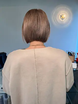 ショート nelke/レイヤー 立川/ブリーチのヘアスタイル