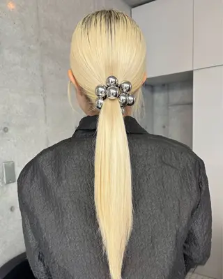 ロング カラー レイヤー/柔色 カラー/SAkiのヘアスタイル