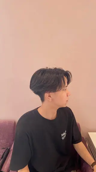 パーマ メンズ 夏向/ハイトーン /パーマのヘアスタイル