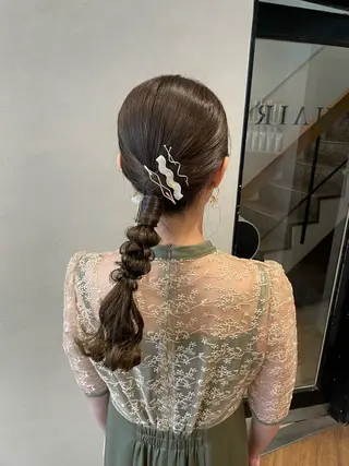 ヘアアレンジ 金城 二千夏のヘアスタイル