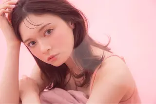 ミディアム カラー JYUNESU表参道所属・韓国ヘア🇰🇷🎀 透明感カラーのヘアスタイル