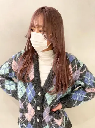 ロング カラー 心斎橋/ブリーチ minamiのヘアスタイル