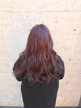 ロング カラー a-o横浜所属・色落ちまでキレイに！ ！女性サロンのヘアスタイル