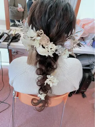 ロング ヘアアレンジ セットサロン      ラフテル所属・大阪/ヘアアレンジ /似合わせset💐のヘアスタイル