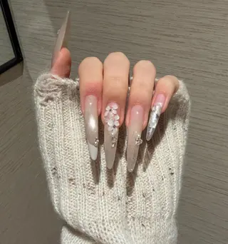 ネイル 長さだし専門 ありさのネイルデザイン