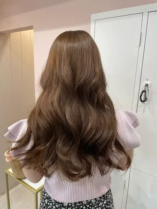 ロング マホ/日吉/髪質改善 /レイヤー/ガーリーのヘアスタイル