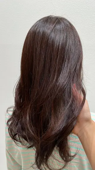 ロング k-two corso所属・パーマモデル募集🌈 森脇帆南のヘアスタイル