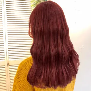 ロング カラー ANNA /艶髪/ハイトーンのヘアスタイル