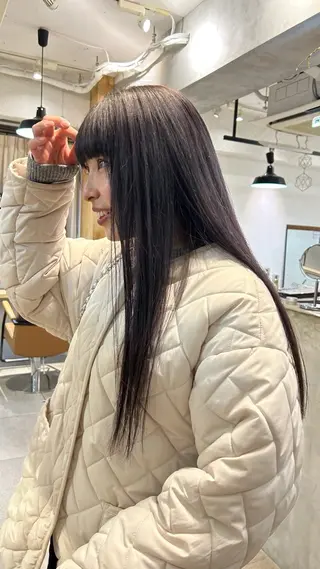 ロング カラー じゅわっと暖色カラー 🍊Moemiのヘアスタイル