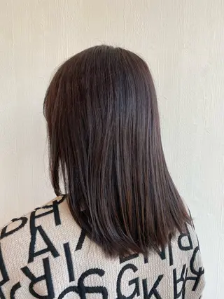 ミディアム カラー 佐藤 森夏のヘアスタイル