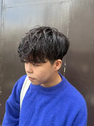 メンズ 🎖️似合わせメンズ パーマ🎖️カネキのヘアスタイル