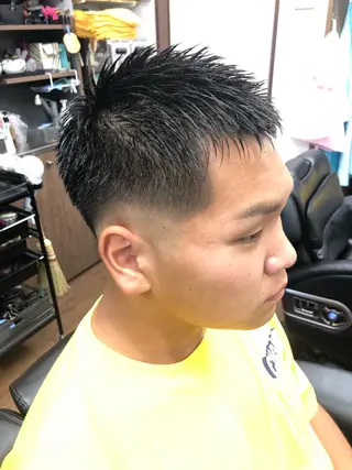 ショート メンズ 理容オクムラ所属・【メンズ専属スタイリ スト】奥村　篤史のヘアスタイル