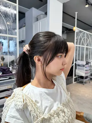 セミロング cache cache所属・けんけん cachecacheのヘアスタイル