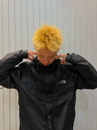 ショート カラー メンズ MAJOR所属・野呂 育摩のヘアスタイル