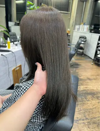 セミロング カラー ROBBY所属・松井美樹/似合わせ ガーリー・韓国のヘアスタイル