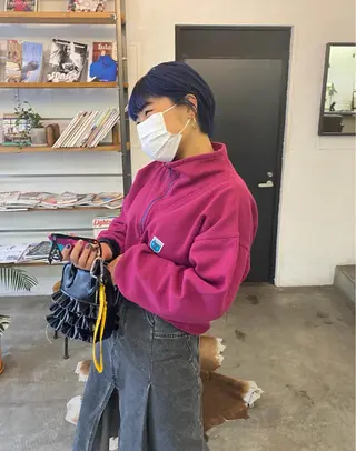 ショート カラー CACHE'所属・中谷 友莉花のヘアスタイル