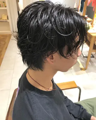 パーマ メンズ eins.hair所属・過去一の柔髪ヘア 🌿einshairのヘアスタイル