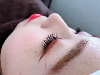 ミディアム カラー パーマ ヘアアレンジ メンズ キッズ ネイル マツエク・マツパ 透明感カラー💖 Stylist佐藤澪のマツエク・マツパデザイン