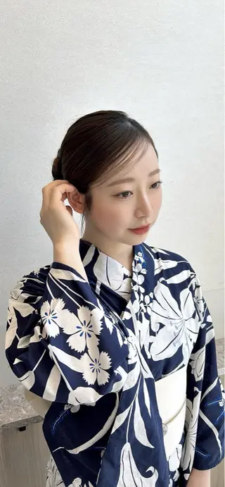 ヘアアレンジ 似合わせ艶髪カラー ❤️ハダユミのヘアスタイル