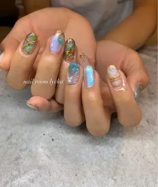 ネイル ﾈｲﾙﾙｰﾑﾘｯｶ 𝐦𝐚𝐲𝐮のネイルデザイン