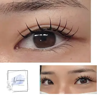 マツエク・マツパ Nanavi 鮎川のマツエク・マツパデザイン