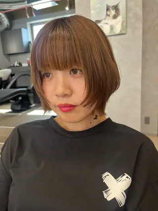 ミディアム ｊｏｕｅｒｍ所属・透明感/グレージュ /韓国レイヤー🪽のヘアスタイル