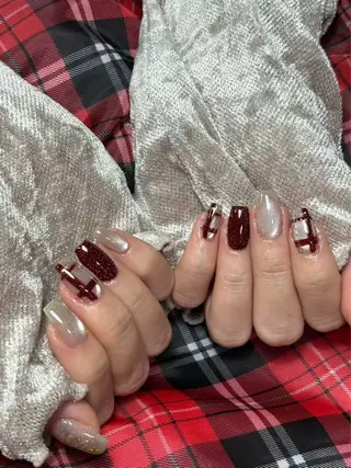 ミディアム めぐみのネイルサロン 惠のネイルデザイン