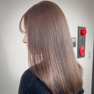 セミロング カラー 🥇近藤 恭輔🥇 Recharme新保のヘアスタイル