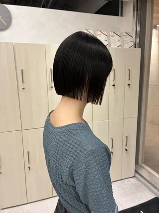 ショート 髪質改善jewelbox 〜私のトリートメント〜 東梅田店所属・髪質改善/ボブ/梅田 runa_ニュアンスのヘアスタイル