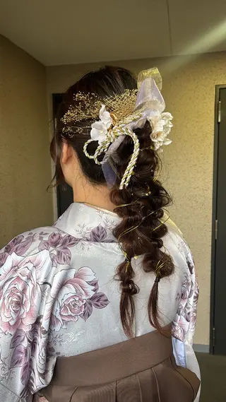 ロング ヘアアレンジ chouette/ 根本優希のヘアスタイル