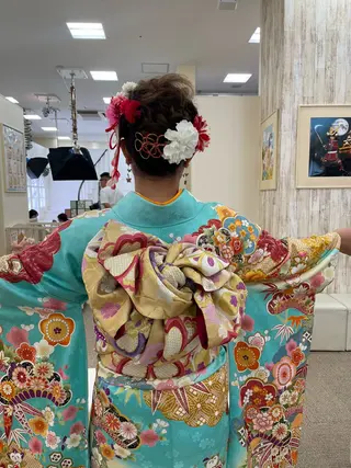 セミロング カラー パーマ ヘアアレンジ メンズ ✨艶々・髪質改善特化 ✨Hirokiのヘアスタイル