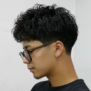 ショート パーマ メンズ 立川/メンズパーマ 厚進太郎のヘアスタイル