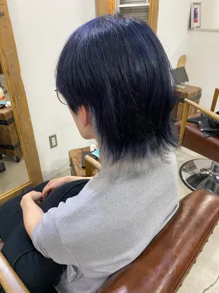 ミディアム カラー hair and lifestyleSOHO所属・SOHO サラのヘアスタイル