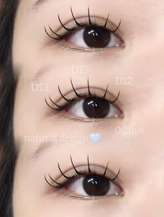 マツエク・マツパ sol cocoroのマツエク・マツパデザイン