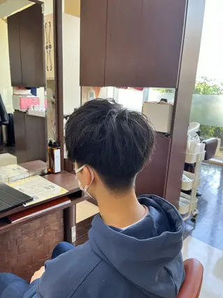 ショート メンズ AROH men's cut&men's perm 船橋店所属・🧊メンズ特化🧊 高木航希のヘアスタイル