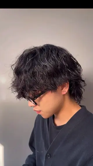 ショート パーマ メンズ nico TOKYO 横浜所属・横浜/レイヤー/ カネコのヘアスタイル