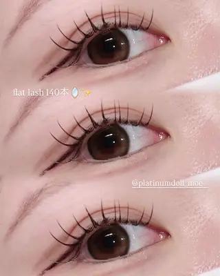 マツエク・マツパ 🤍束感マツエク /難波/moe/🤍のマツエク・マツパデザイン