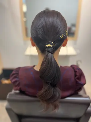 ヘアアレンジ 似合わせヘアメイク 💐オダギリチアキのヘアスタイル