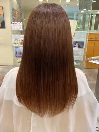 ロング 三田 豪のヘアスタイル