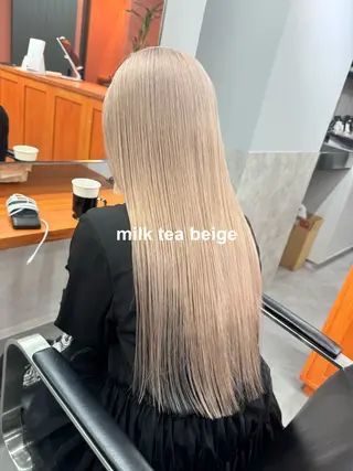 ロング ボブ/ブリーチ /タイヨウのヘアスタイル