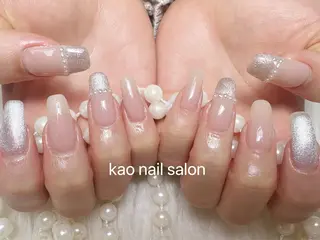 ネイル kao nail マグネット/長さだしのネイルデザイン