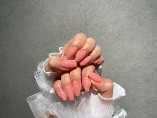 ネイル I-nailロング /ワンホン/キラキラのネイルデザイン