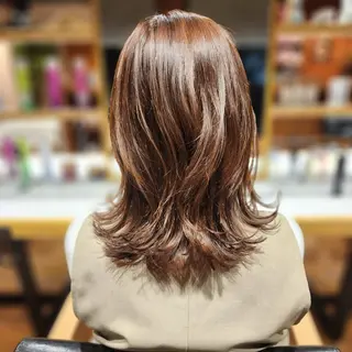 ミディアム O.hair designers所属・シールエクステ🎀 ホシノ🕒ユウカのヘアスタイル